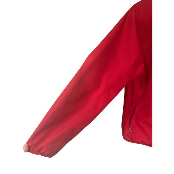 Ativa Women's XL Red Windbreaker Jacket Lightweight Full Zip Y2K - Picture 9 of 13